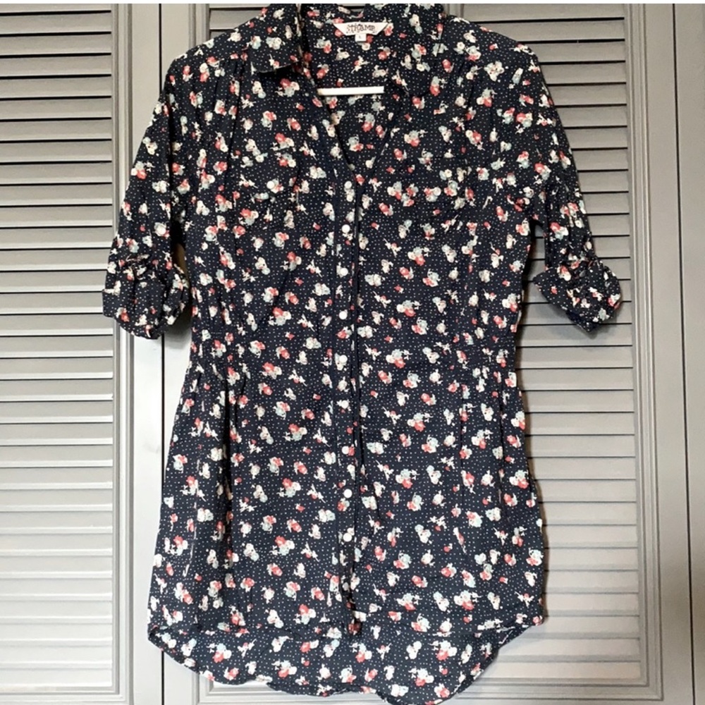 Tramp : Floral button up blouse - Large